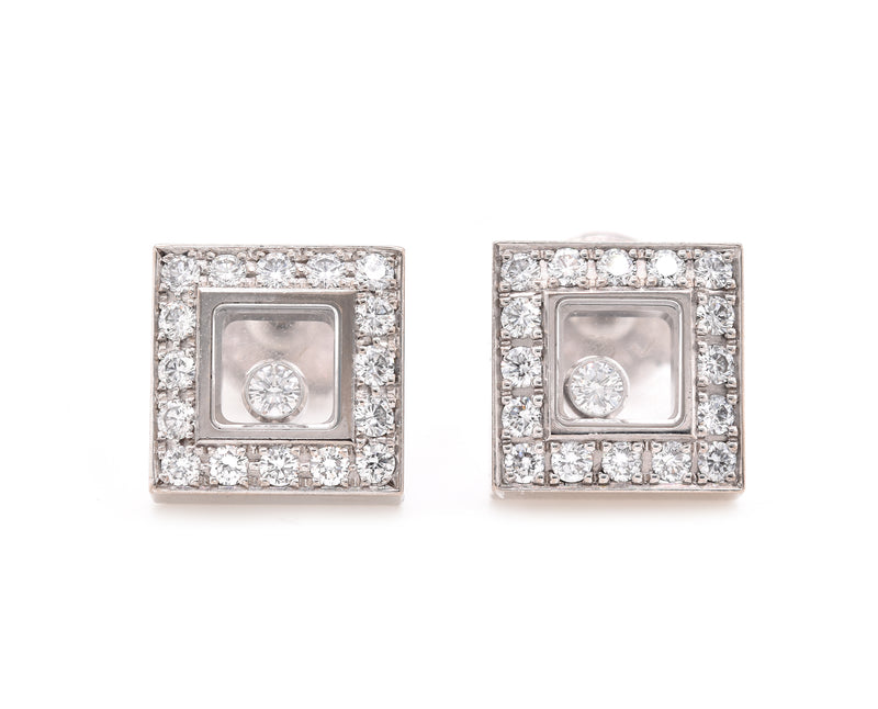 Chopard Happy diamonds Icons diamonds and gold earrings
